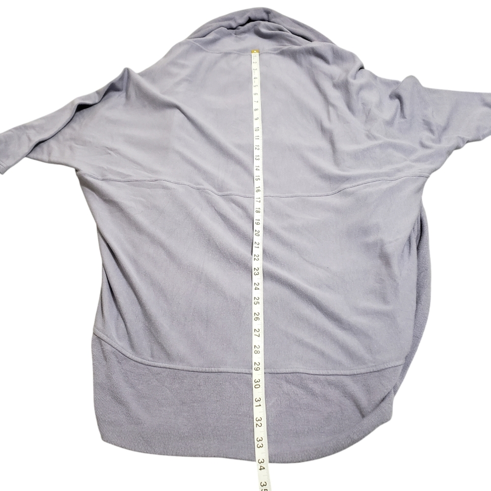 Athleta Ethereal Cocoon Wrap Cardigan Purple Sz S/M - Picture 10 of 13